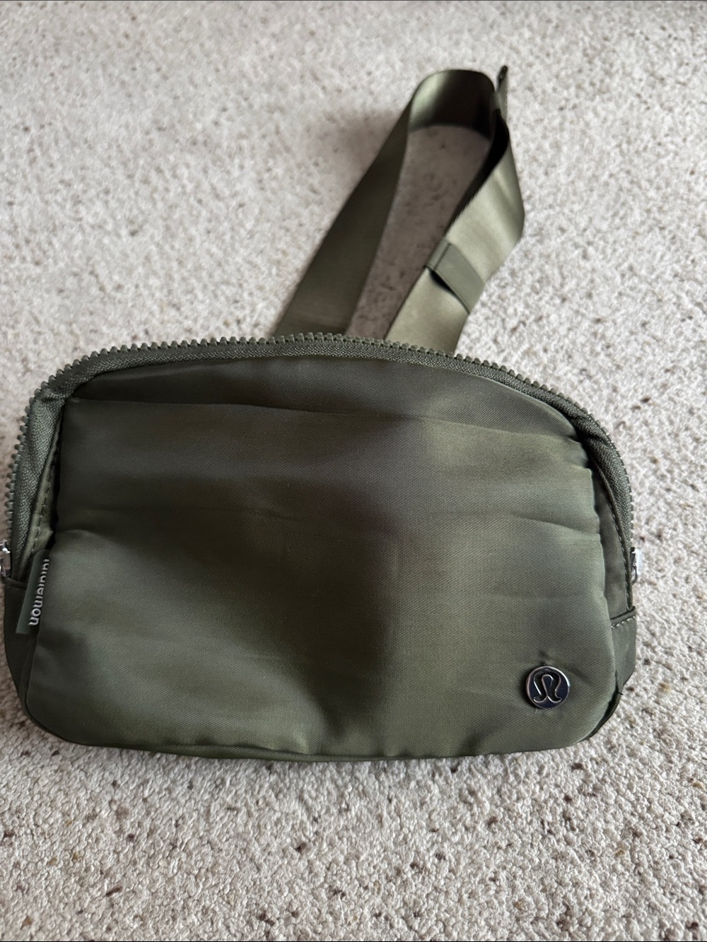 lululemon athletica Olive Green Sling Belt Bag